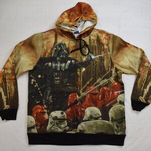Star Wars Mens Darth Vader Epic Lord Sublimated Hoodie New XL